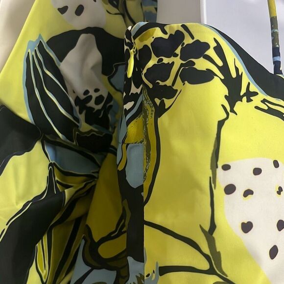 Tanya Taylor Claudette Asymmetrical Ruffle Peplum Top Sz 8 Zesty Multi NWT $395 - Picture 7 of 13